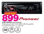 Pioneer Car Radio DEH-X1850UB