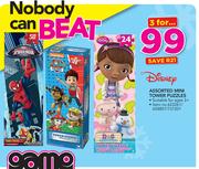 Disney Assorted Mini Tower Puzzles-For 3