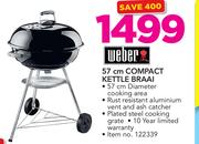 Weber 57cm Compact Kettle Braai