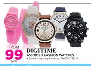 Digitime Assorted Fashion Watches-Each