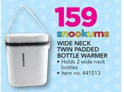 Snookums Wide Neck Twin Padded Bottle Warmer