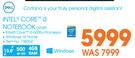 Dell Intel Core i3 Notebook 3558