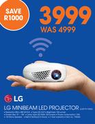 LG Mini Beam LED Projector LGP-PV150G
