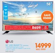 LG 58" UHD Smart TV 58UH630-On My Gig 3