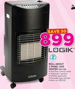 Logik Roll About 3 Panel Gas Heater LM1105