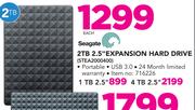 Seagate 4TB 2.5" Expansion Hard Drive STEA2000400