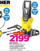 Karcher 1600W High Pressure Cleaner K3 20-120