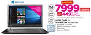 Lenovo Intel Core i5 Notebook IDEAPAD 100-On Mymeg 500