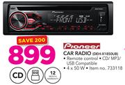 Pioneer Car Radio DEH-X1850UB