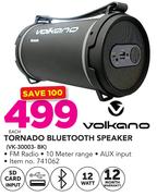 Volkano Tornado Bluetooth Speaker VK-30003-BK