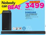 Samsung 2.1 Ch Soundbar With Wireless Subwoofer HW-K450 XA