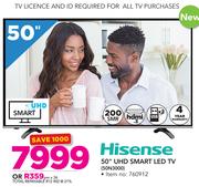 Hisense 50" UHD Smart LED TV 50N3000