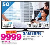 Samsung 50" UHD Smart LED TV 50KU7000KXXA