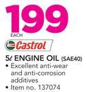 Castrol Engine Oil SAE40-5Ltr