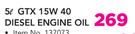 Castrol GTX 15W 40 Diesel Engine Oil-5Ltr