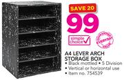 Simple Choice A4 Lever Arch Storage Box