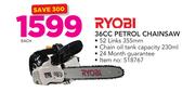 Ryobi 36cc Petrol Chainsaw