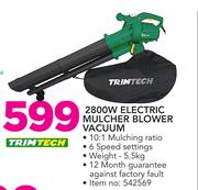 Trimtech 2800W Electric Mulcher Blower Vacuum