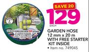 Garden Hose 12mmX20m With Free Starter Kit Inside