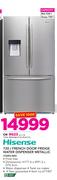 Hisense 720Ltr French Door Fridge Water Dispenser (Metallic) 720FS-WD