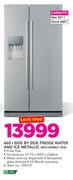 Samsung 660Ltr Side By Side Fridge Water And Ice (Metallic) RSA1DHMG1 XFA