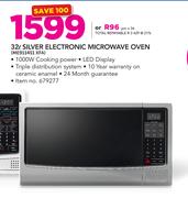 Samsung 32Ltr Silver Electronic Microwave Oven ME9114S1 XFA 