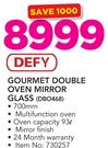 Defy Gourmet Double Oven (Mirror Glass) DBO468