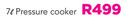 Tissolli 7Ltr Pressure Cooker