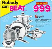 Tissolli 12 Piece Tango Stainless Steel Cookware Set