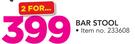 Bar Stool-For 2