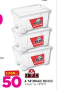 Big Jim 4Ltr Storage Boxes-For 3