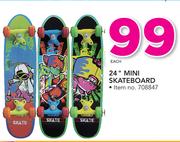 24" Mini Skateboard-Each