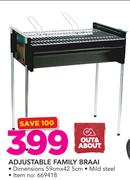 Out & About Adjustable Family Braai