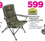 Campmaster Deluxe 300 High Back Camping Chair
