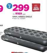 Out & About Vinyl Airbed Single-For 2