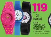 Initial Kids Assorted Analogue Watches-Each