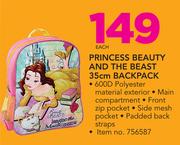 Princess Beauty And The Beast 35cm Backpack-Each