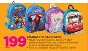Character Backpacks-Each