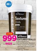 Homestead 20Ltr Textured Walls-For 2
