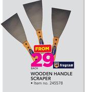 Fragram Wooden Handle Scraper-Each