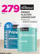Homestead 5Ltr Primer Plaster/Undercoat-Each