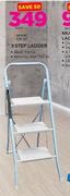 Home Quip 3 Step Ladder-Each