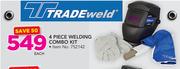 Tradeweld 4 Piece Welding Combo Kit-Each