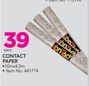 Contact Paper-10m x 4.5m Each