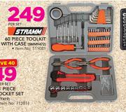 Stramm 60 Piece Tool Kit With Case SMM9472-Per Set