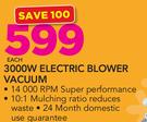 Ryobi 3000W Electric Blower Vacuum