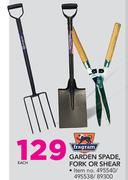 Fragram Garden Spade, Fork Or Shear-Each