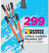 Garden Master 3 Piece Garden Pruning Set-Per Set