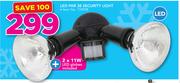 LED Par 38 Security Light Plus 2 x 11W LED Globes Included