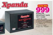 Xpanda Burglar Resistant Safe No 3 SABS